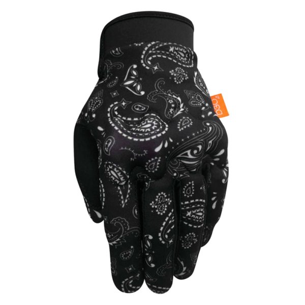 Saints of Speed® - Paisley D30 Street Gloves (2X-Large, Black/White)