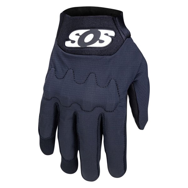 Saints of Speed® - Knux Men's Gloves (Large, Black/Gray)