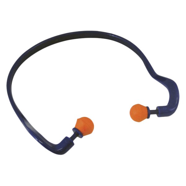 SAS Safety® - 23 dB Orange Reusable Bell Corded Hearing Bands (6 Pairs) 