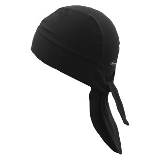 Schampa Coolskin Tri Skull Cap Helmet Liner Black w/ Grey Stitching