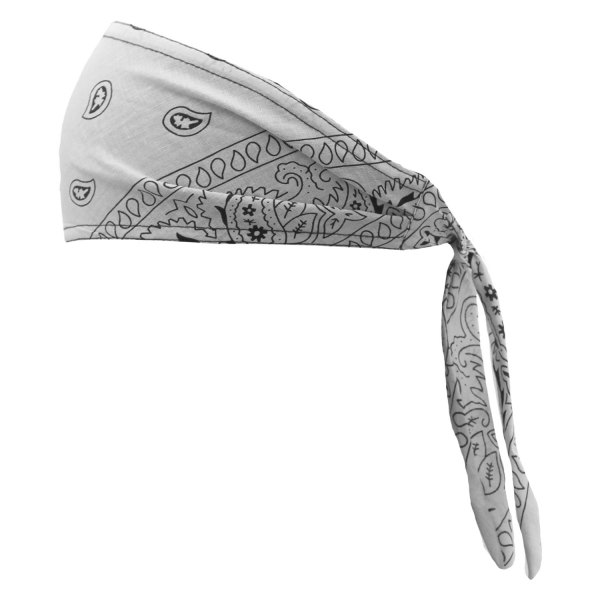 Schampa® - Old School Paisley Headband (White)