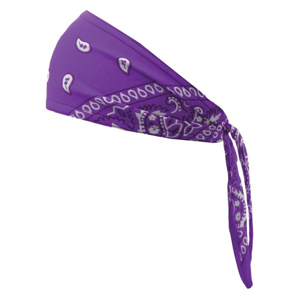 Schampa® - Old School Paisley Headband (Purple)