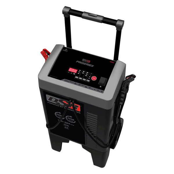 Schumacher® - ProSeries™ 12 V/24 V Wheeled Fully Automatic Battery Charger and Engine Starter