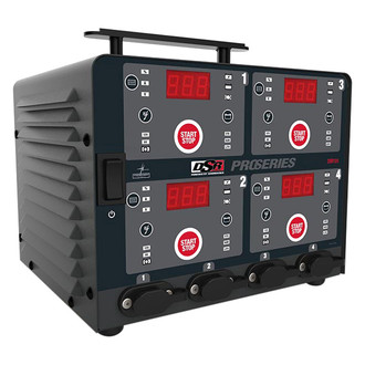 Schumacher® - 6V/12V 10 Charging Amps Portable Automatic Battery Charging Station with 4 Banks