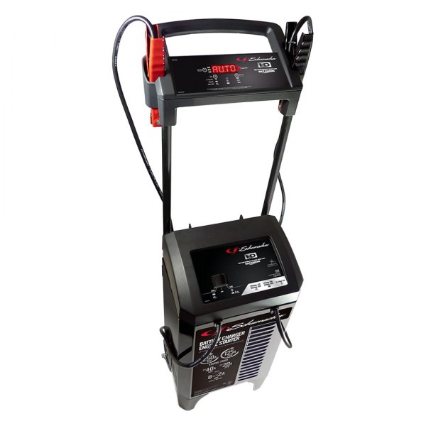 Schumacher® - 12V/24V 250/125 Peak Amps Wheeled Automatic Battery Charger and Engine Starter