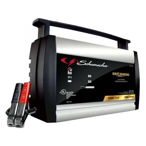 Schumacher® - 6 V/12 V Portable Fully Automatic Battery Charger