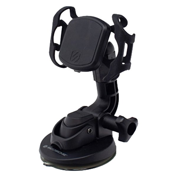Scosche® - TerraClamp™ Magnetic Phone Mount with Single Heavy-Duty Suction-Cup Base