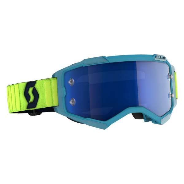 Scott® - Fury Goggles (Teal Blue/Neon Yellow)