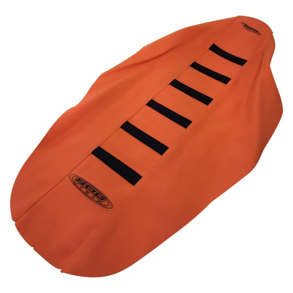 SDG Innovations® - 6-Rib Gripper Orange/Black Seat Cover