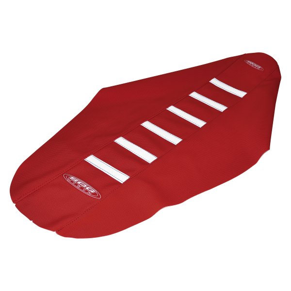 SDG Innovations® - 6-Rib Gripper Red/White Seat Cover