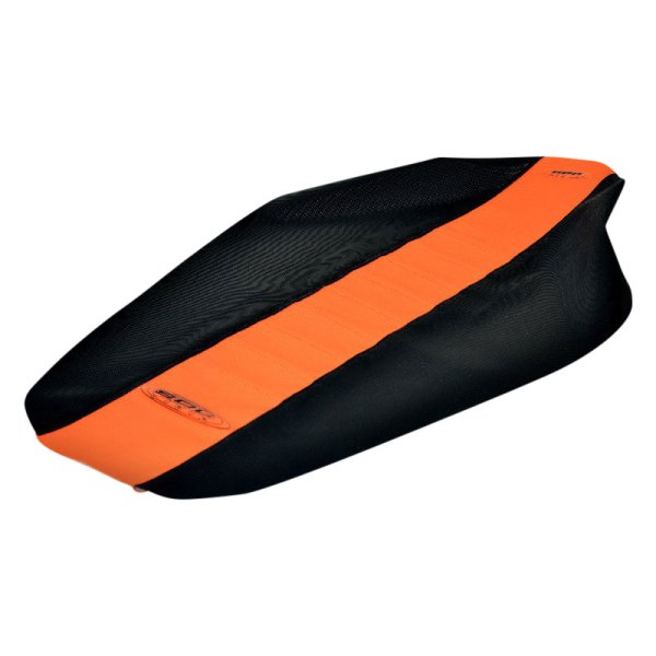 SDG Innovations® - Pleated Orange/Black Gripper Seat Cover