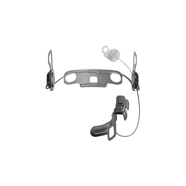 Sena® - White SMH-10U Bluetooth™ Communication System with Handlebar Remote for Shoei Neotec Helmet