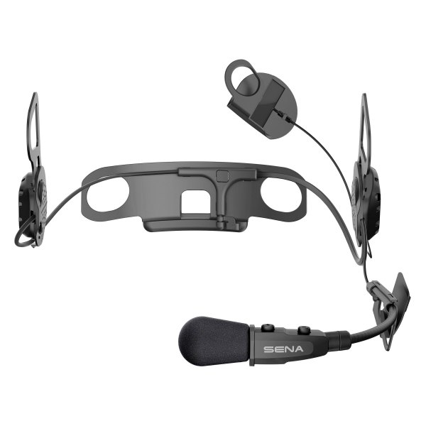 Sena® - White SMH-10U Bluetooth™ Communication System with Handlebar Remote for Shoei J-Cruise Helmet