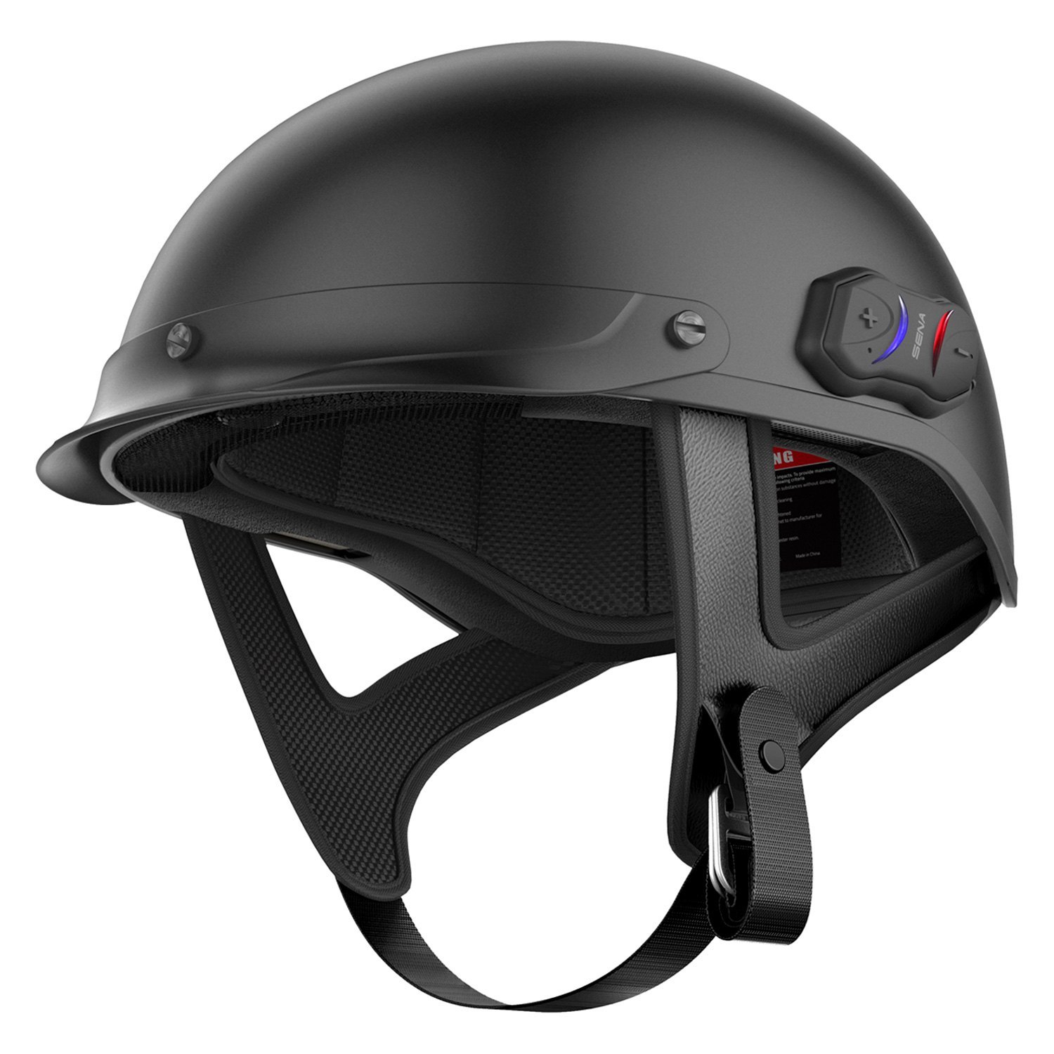 sena half helmet speaker pockets