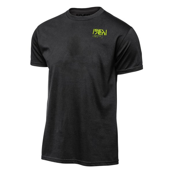 Seven MX® - Biochemical Tee (Small, Black/Fluo Yellow)