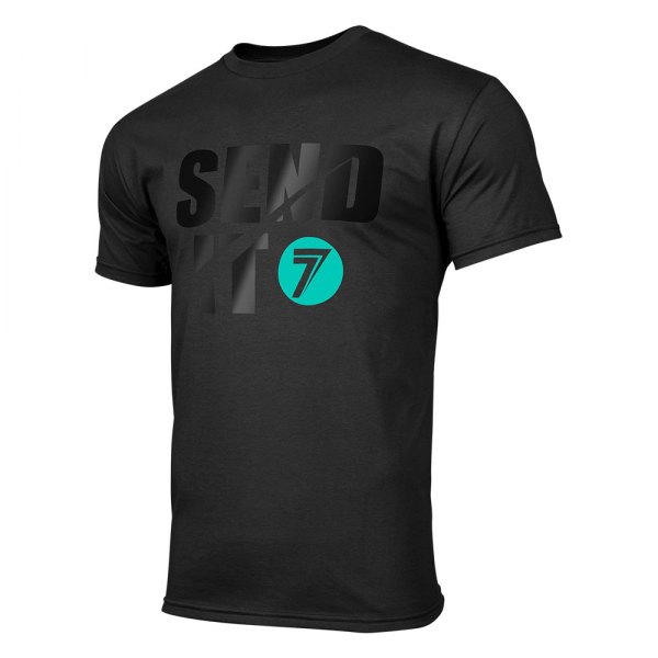 Seven MX® - Send-It Youth Tee (Small, Black/Black)