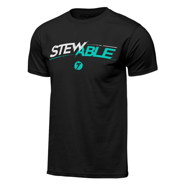 Seven MX® - Stewable Youth Tee (X-Small, Black)