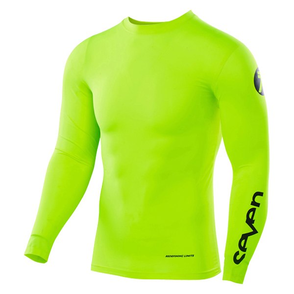Seven MX® - Zero Blade Compression Jersey (Large, Flow Yellow)