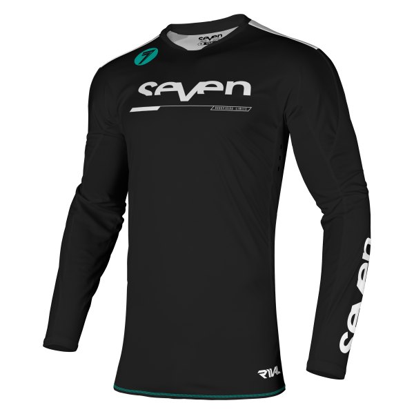 Seven MX® - Rival Rampart Jersey (Medium, Black)