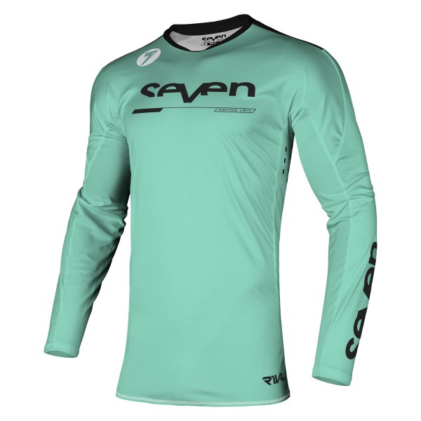 Seven MX® - Rival Rampart Youth Jersey (Large, Black/Mint)
