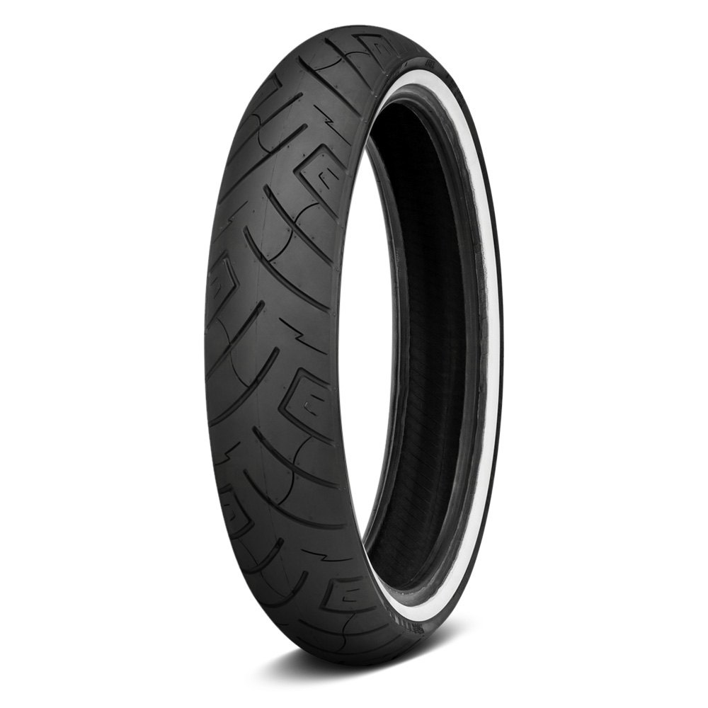 SHINKO TIRES® 87-4595 - SR777 HEAVY DUTY WITH WHITE WALL 130/90B16