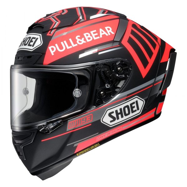 Shoei® - X-14 MM93 Black Concept 2.0 Full Face Helmet