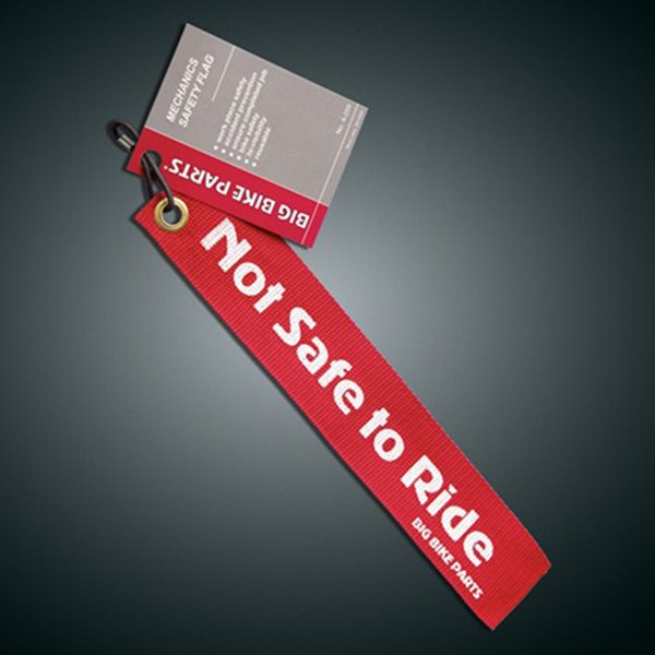 Show Chrome® - "Not Safe to Ride" Safety Tag