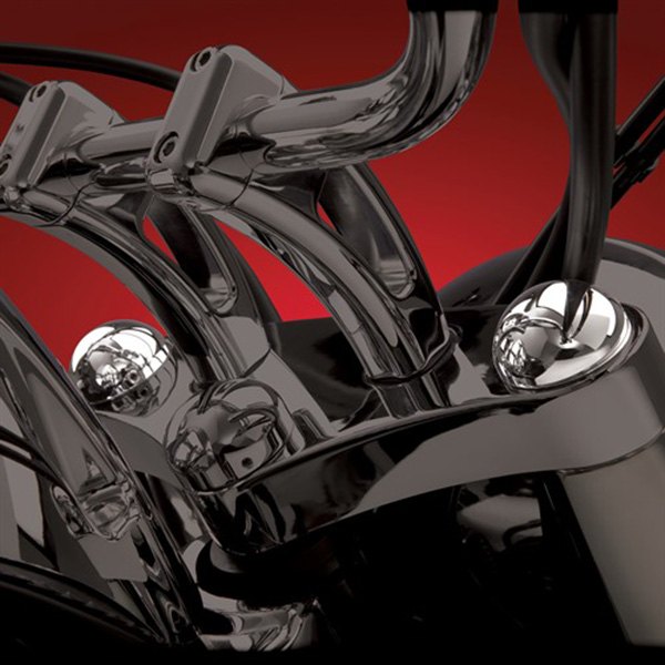 Show Chrome® - Domed Fork Cap Covers