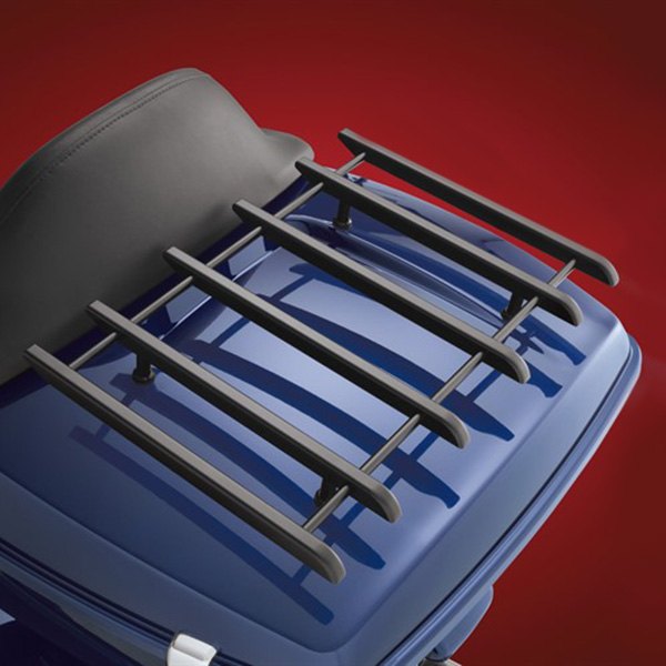 Show Chrome® - Six Rail Black Luggage Rack
