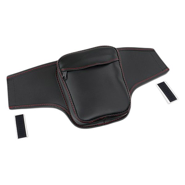 Show Chrome® - Black with Red Stitch Tank Pouch