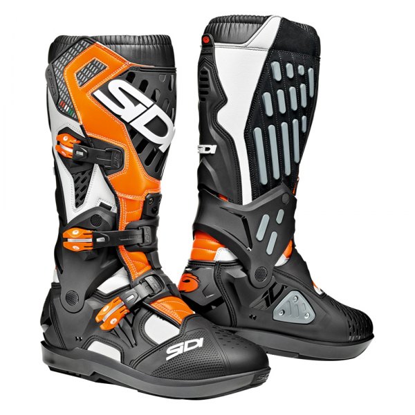 Sidi® - Atojo SR Boots (45 (11), White/Black/Fluo Orange)