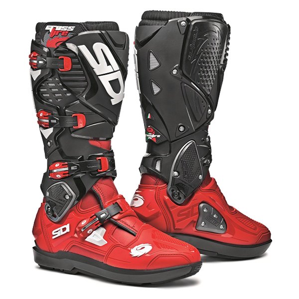 Sidi® - Crossfire 3 SRS Boots (45, Red/Red/Black)