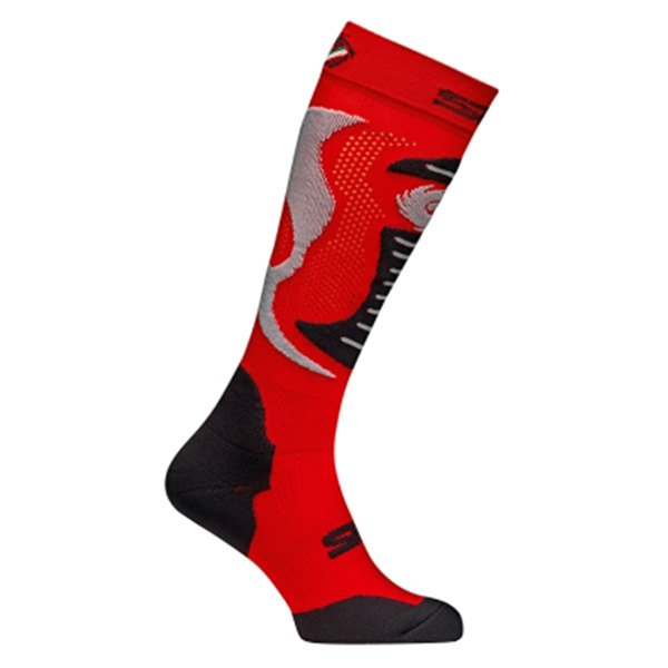 Sidi® - Faenza Socks (Large/X-Large, Red/Black)
