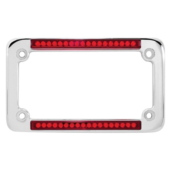 Signal Dynamics® - BackOFF™ Classic Style Dual LED Chrome License Plate Frame