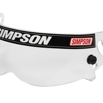 Simpson® - Clear Replacement Helmet Shield for X-Bandit/Diamondback/RX SA10