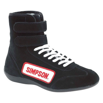 Simpson® - Black 7 High-Top Racing Shoes