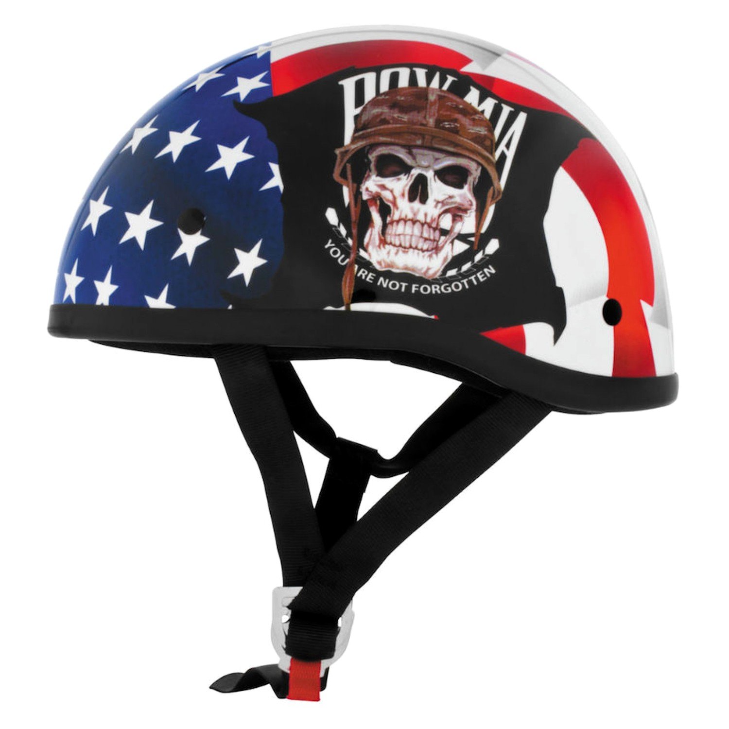 Skid Lid® Original Pow-Mia Half Shell Helmet