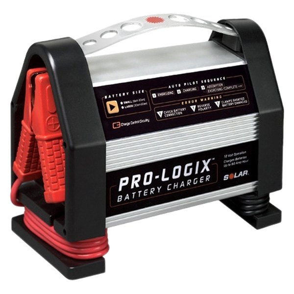 Solar® - Pro-Logix™ 12v 8 Charging Amps Portable Automatic Battery Charger