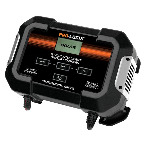 Solar® - Pro-Logix™ 12 V Portable Intelligent Battery Charger and Maintainer with Engine Starter