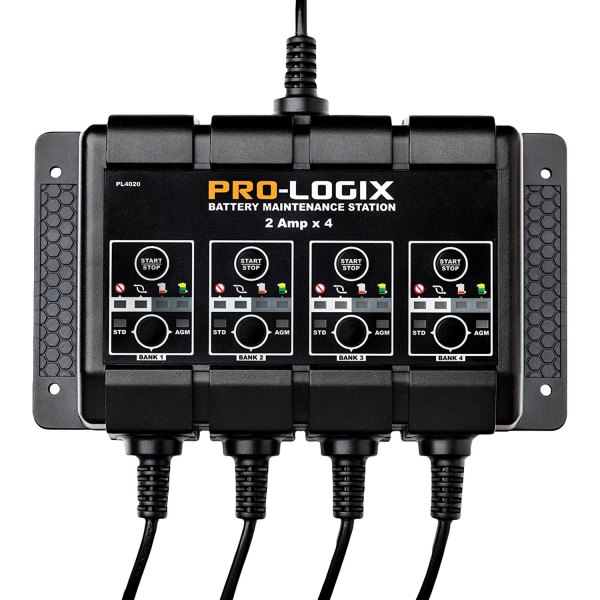 Solar® - Pro-Logix™ 12v Compact Battery Charger Station and Maintainer