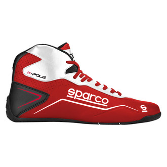 Sparco® - K-Pole Series Red/White 38 Kart Racing Boots