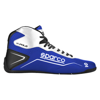 Sparco® - K-Pole Series Blue/White 42 Kart Racing Boots