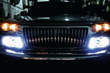 Spec-D® - 7x6" Rectangular Driver or Passenger Side Chrome LED Headlight, Installation