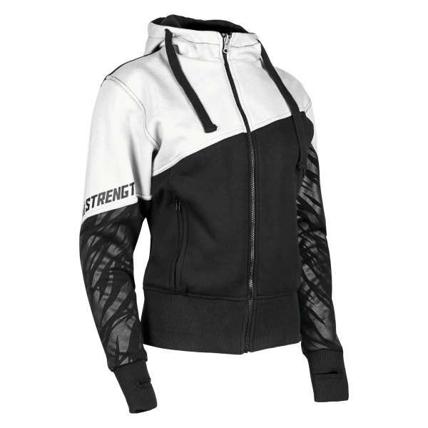 Speed and Strength® - Cat Out'a Hell 2.0™ Women's Armored Hoody (Small, Red/Black)