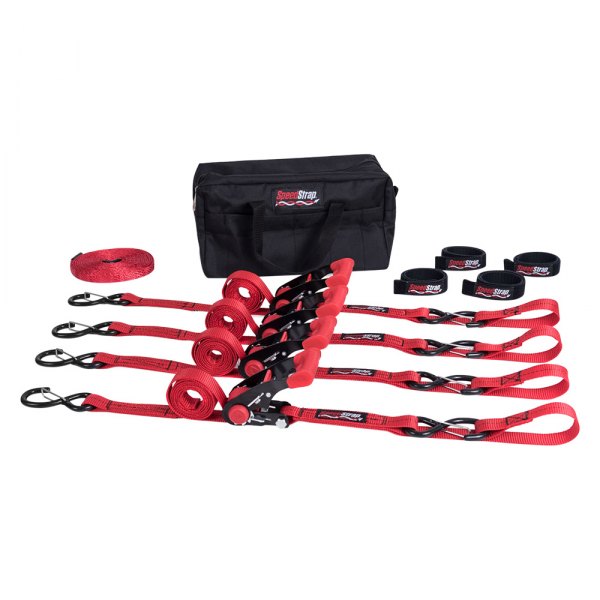 SpeedStrap® - Ultimate Red Tie-Down Kit