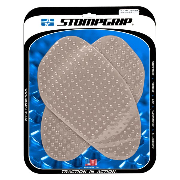 Stompgrip® - Volcano Streetbike Clear Tank Grips