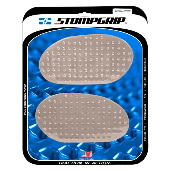 Stompgrip® - Volcano Streetbike Clear Tank Grips