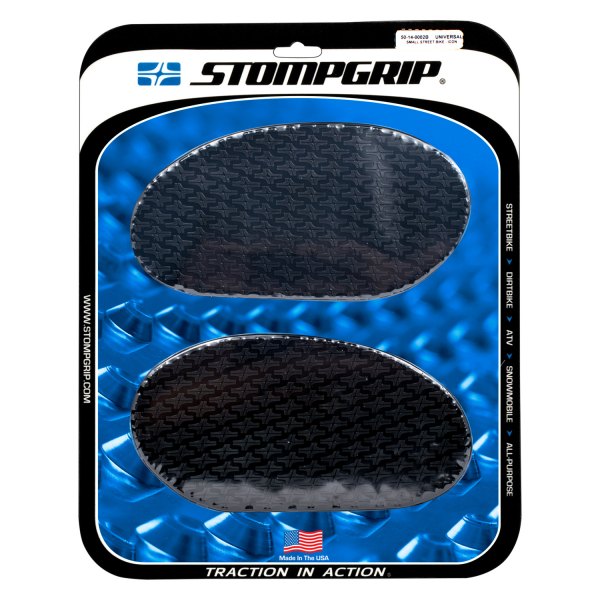 Stompgrip® - Small Streetbike Black Tank Grips