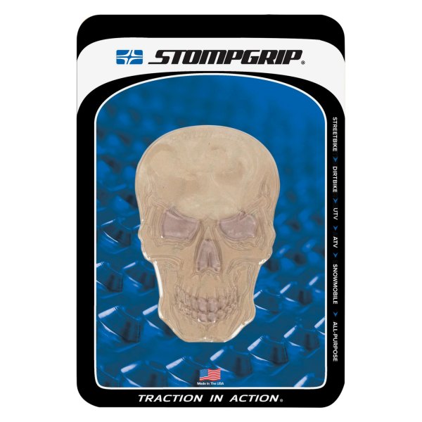 Stompgrip® - Skull Clear Grip Tank Protectors Kit