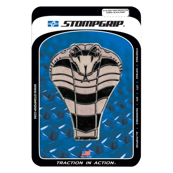 Stompgrip® - Cobra Clear/Black Tank Protector